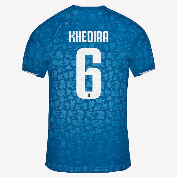 Trikot Juventus NO.6 Khedira Ausweich 2019-20 Blau Fussballtrikots Günstig